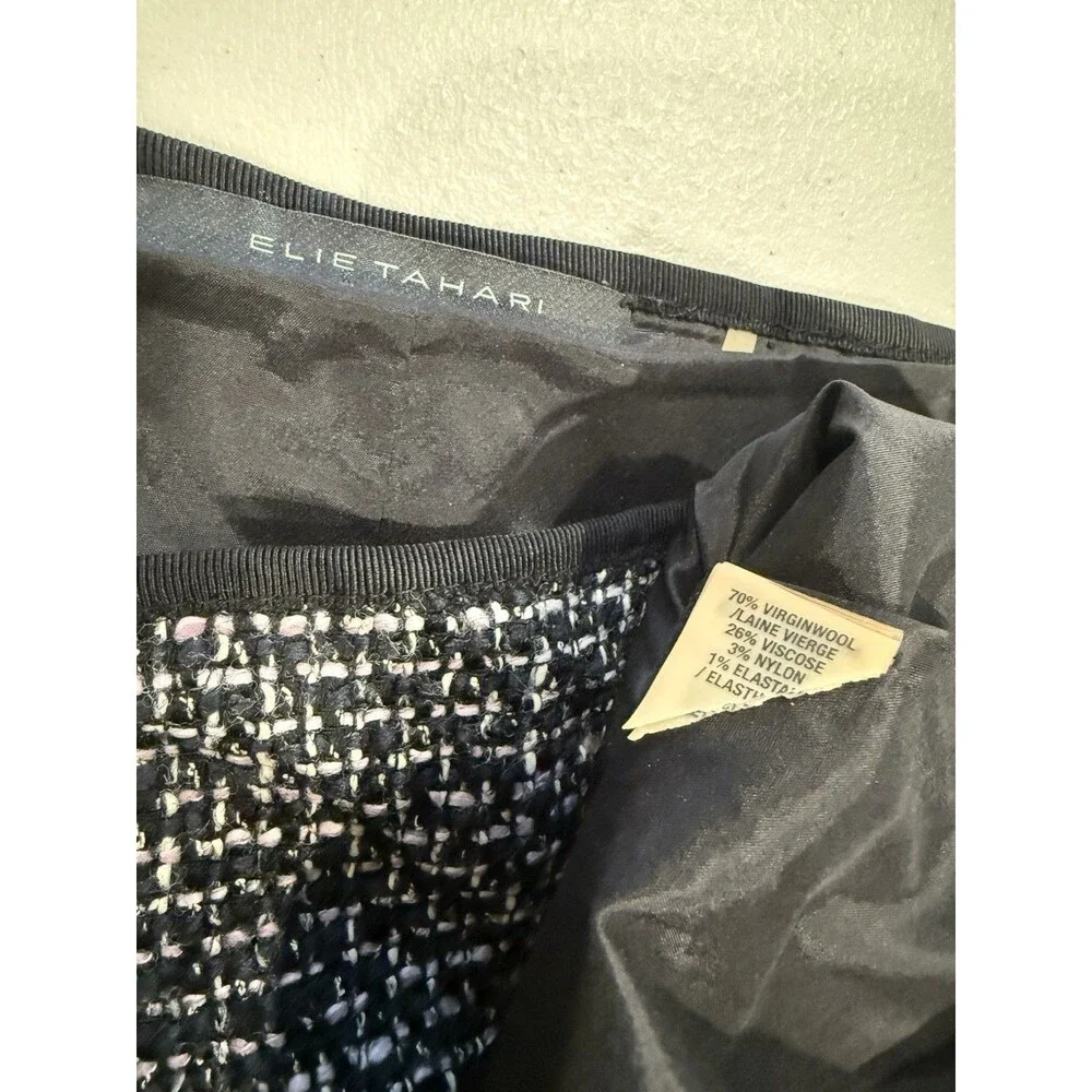 Tahari tweed wool
